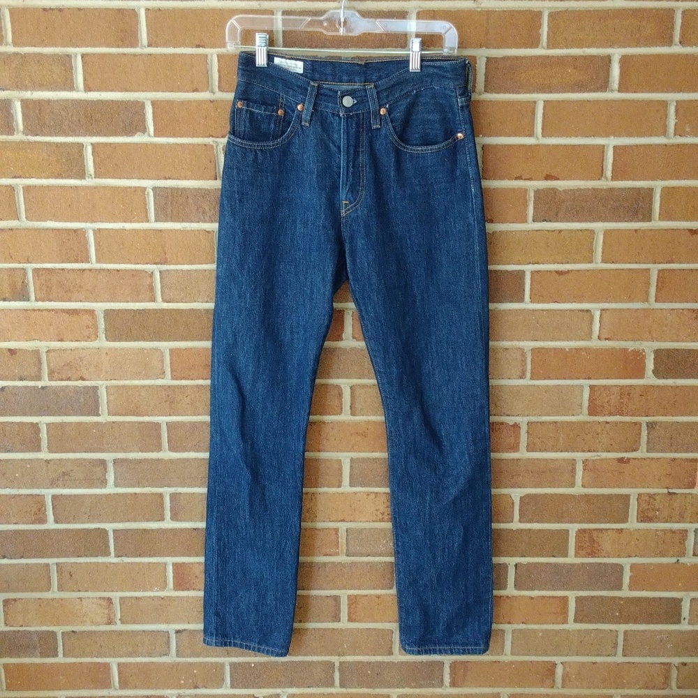 Levi's 501 Premium Buttonfly Jeans Big E Waterless Size 26w x 32l